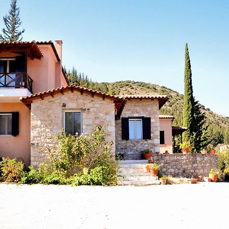 Elegant Stone Mansion In Historic Mystras Apartment Exterior photo